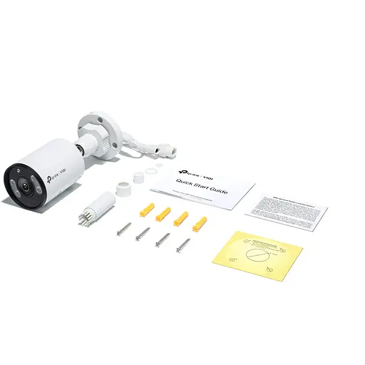 IP-камера TP-Link VIGI C345-2.8, PoE, 4Мп, 2.8мм, H265+, IP66, Bullet, кольорове нічне бачення, зовнішня - фото 2