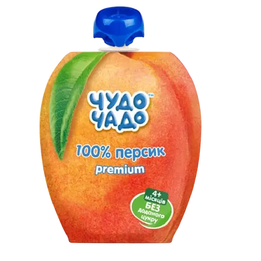 Набор пюре Чудо-чадо: Фруктово-ягодное со злаковой кашей + Яблоко и банан без сахара + Персик без сахара 540 г (6 шт х 90 г) - фото 4