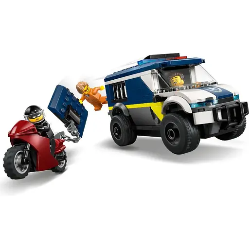 Конструктор LEGO City Поліцейський фургон для перевезення в'язнів 198 деталей (60479) - фото 3