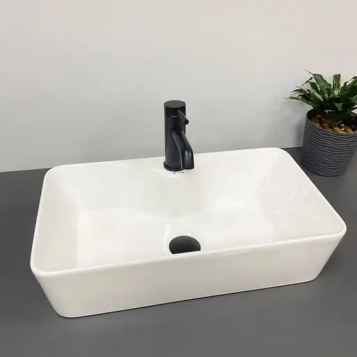 Умивальник VBI Forli L white накладний VBI-011103, Білий - фото 1