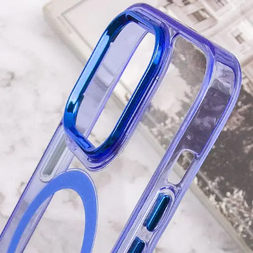 Чохол Epik TPU Iris with MagSafe для Apple iPhone 13 Pro 6.1 Синій - фото 7