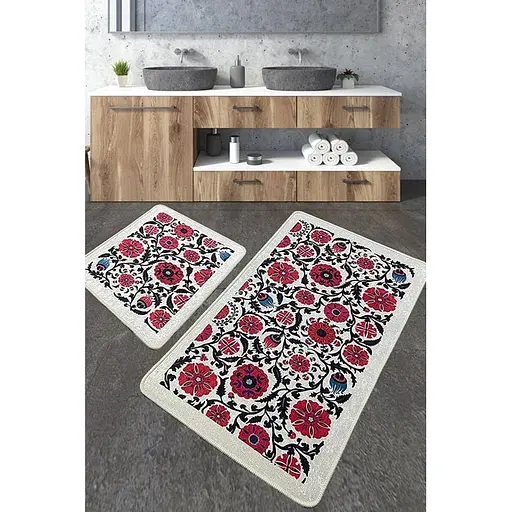 Набір килимків для ванної кімнати Chilai Home Sheffield 60 x 100 + 50 x 60