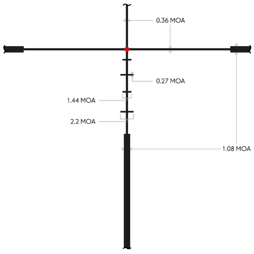 Прицел оптический Hawke Endurance FD 1.7-10x44 сетка LR2 с подсветкой - фото 6