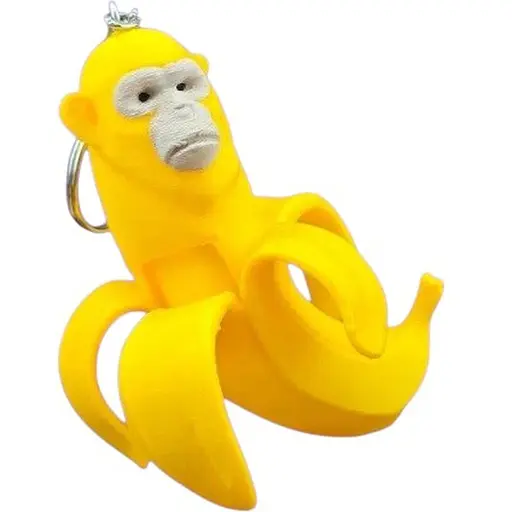 3D Шимпанзіні Бананіні, брелок, 8 см
