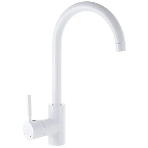 Змішувач для кухні Haiba Hans 011 white HB0165 Білий матовий - фото 1