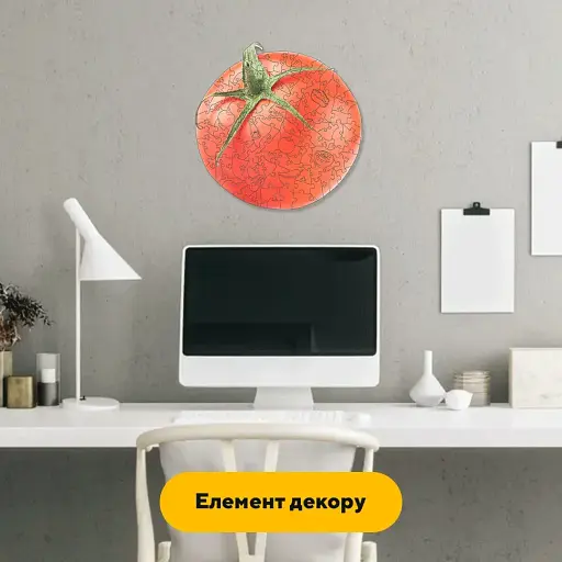 Дерев'яний фігурний пазл Парадичка, А2, Дерев'яна коробка 300+ елементів - фото 3