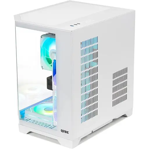 Корпус QUBE CRYSTAL ARGB White (CRYSTAL_GWNU3) Без БП - фото 10