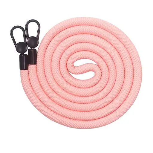 Чохол Epik TPU Transparent with Straps для Apple iPhone 15, 6.1 Light Pink - фото 2