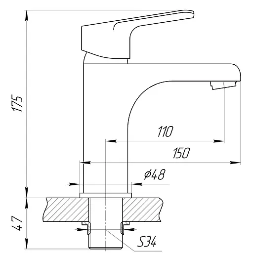 Смеситель для раковины DOMINO BILBAO DBB-401 - фото 4