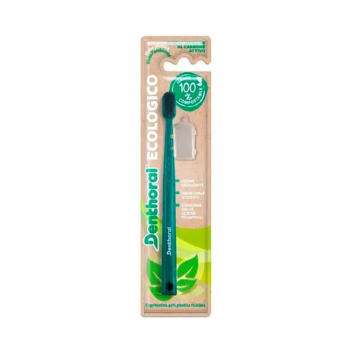 Зубна щітка Екологічна із захисним ковпачком Denthoral Dentifricio Soft

