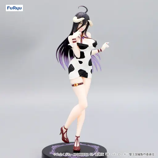 Фигурка FuRyu Оверлод Альбедо Overlord Albedo Mini Dress Cow Print Ver 22 см F O A MD 22 2 - фото 4