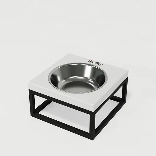 Hollky Base Solo S — миска на підставці для котів і маленьких собак (1 × 0,45 л) - фото 2