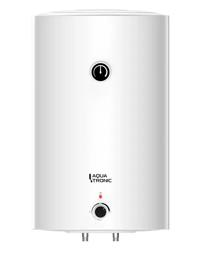 Водонагрівач електричний Aquatronic, 2 кВт, сухий ТЕН, 50 л універсальний, циліндричний, білий (Round D504620 B4) - фото 1