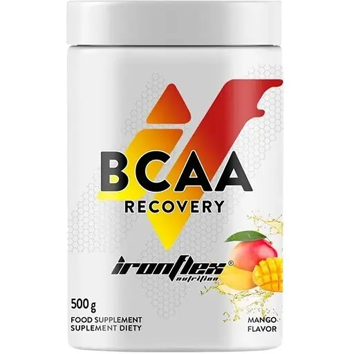 Амінокислота BCAA IronFlex BCAA Recovery 500 г Манго - фото 1