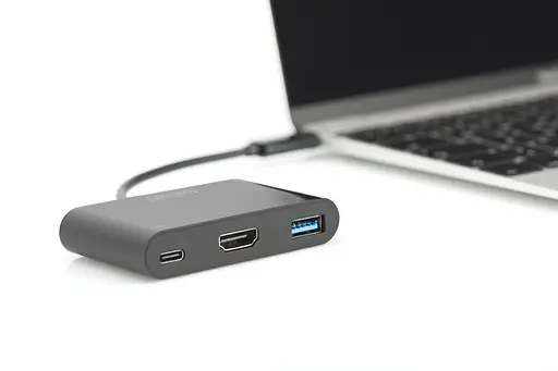 Digitus Адаптер USB-C - HDMA, 2xUSB - фото 2