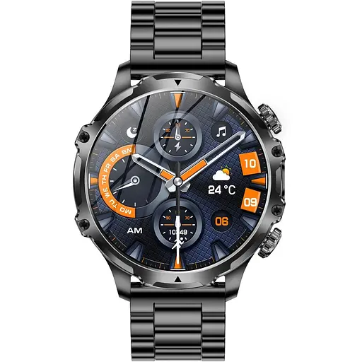 Смарт-часы Uwatch Smart Turbo Power Steel 2 ремешки серебристые (3255) - фото 5
