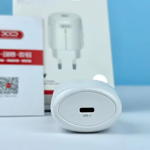 Мережевий зарядний пристрій XO L113 PD 20W (1USB-C) з кабелем Type-C - Lightning білий - фото 6