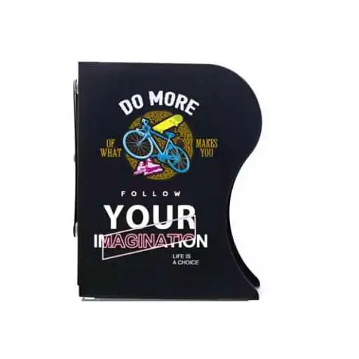 Полка-держатель для книг раздвижная металлическая Авто, Мото, 15x10x19 см, 6626 (в ассортименте)