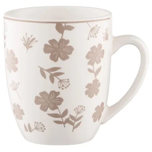 Набір чашок Ardesto Ravenna порцеляна 360 мл біло-бежевий 4 шт. (AR1336RS) - фото 3