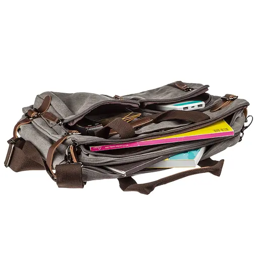 Текстильная сумка Vintage 43х35х12 см sum0012218 - фото 2