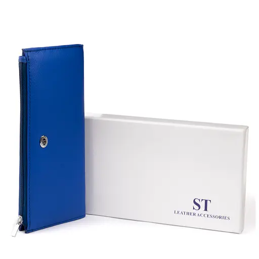 Женский кожаный кошелек ST Leather 19х9.5х2.5 см acs0015913 - фото 7