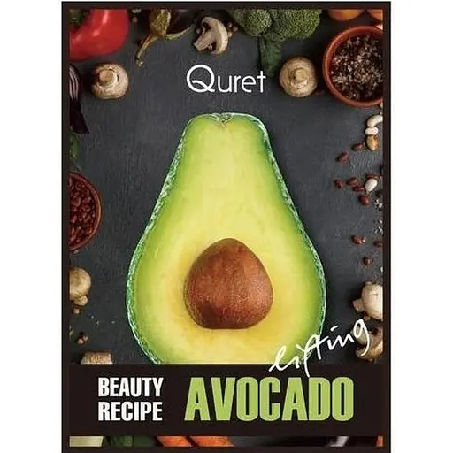 Маска для обличчя Quret Beauty Recipe Mask Avocado Lifting підтягуюча 25 г - фото 1