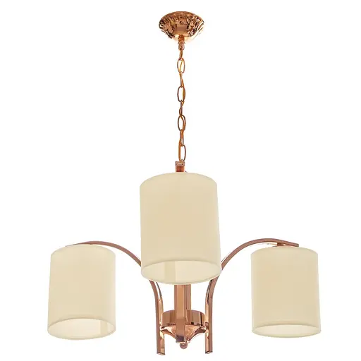 Люстра підвісна Brille з абажуром E27 60W G (BKL-655S/3)