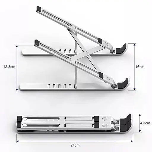 Підставка для ноутбуку WIWU S400 Laptop stand Silver - фото 3