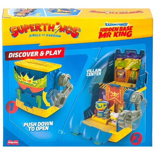 Игровой набор SuperThings серии Kazoom Power - Скрытая база Мистера Кинга (PSTSP112IN240) - фото 3