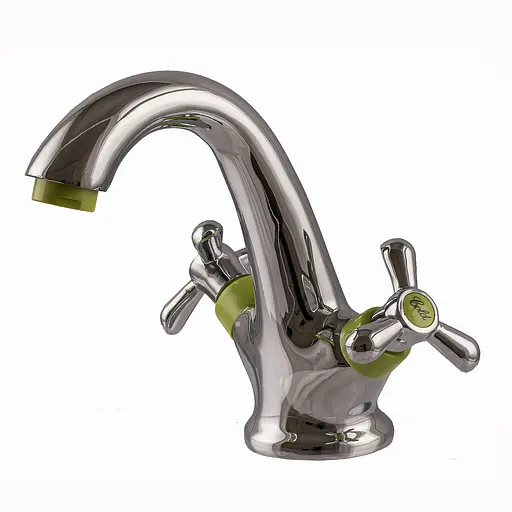 Змішувач для умивальника Domino DYM-H1-Green Хром - фото 1