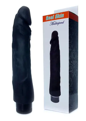 Вибратор реалистичный B - Series EasyLove Boss Real Skin 22.5 см черный - фото 5
