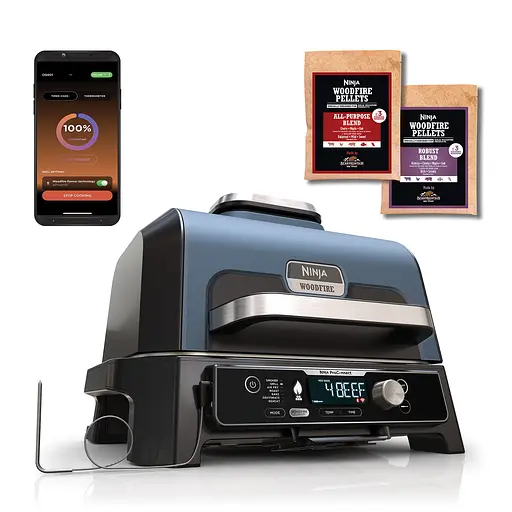 Гриль-барбекю Ninja Woodfire Pro Connect XL OG901EU - фото 3