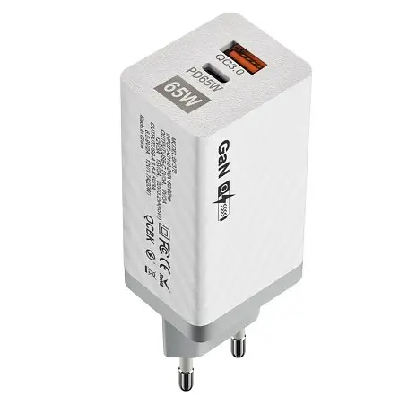 Зарядное устройство GaN BK378 USB Type-C 65W Сетевой адаптер - фото 7