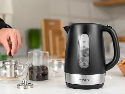 Электрочайник Ardesto 1.7л Strix пластик черный матовый - фото 4