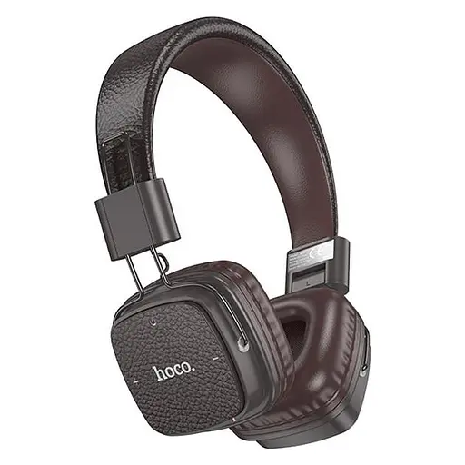 Навушники Hoco W56 Earl BT headphones, BT5.4, AUX, TF, Type-C, 250mAh, 28h, brown - фото 2