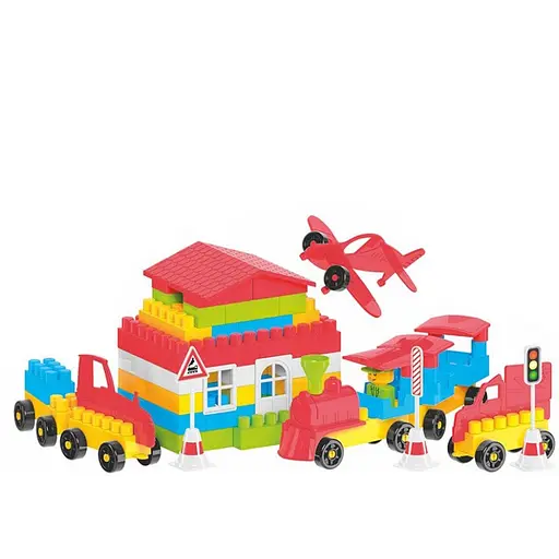 Детский Конструктор Техно 3 ТехноК 0519TXK 130 деталей - фото 1