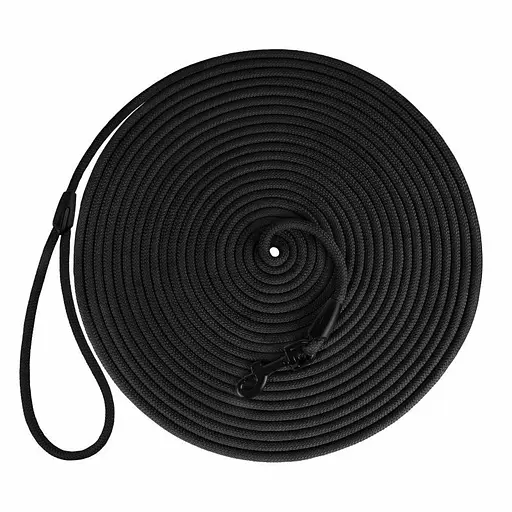 Поводок для собак Barksi Active тренировочный 10.3 м х 0.7 см черный - фото 1