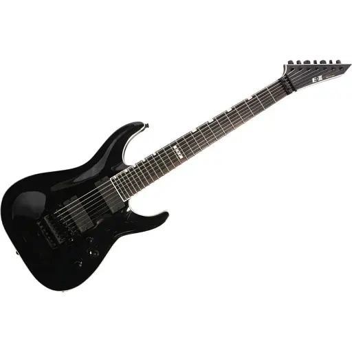 Електрогітара ESP E-II Horizon FR-7 Black [130802] - фото 4