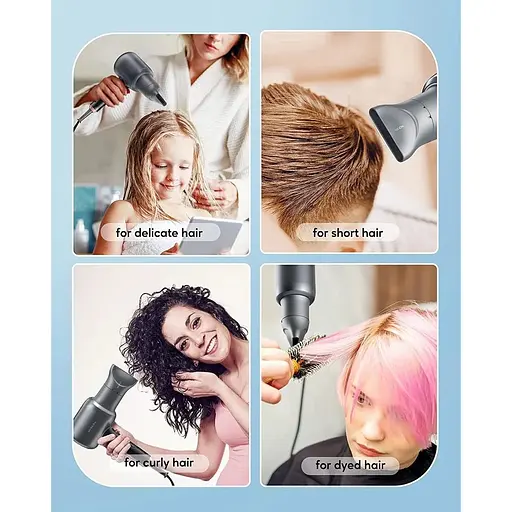 Фен Stylocks з дифузором та концентратором повітряного потоку - фото 4