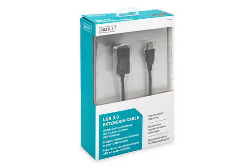 Digitus Подовжувачь USB 3.0 Active Cable, A/M-A/F, 5 m - фото 4