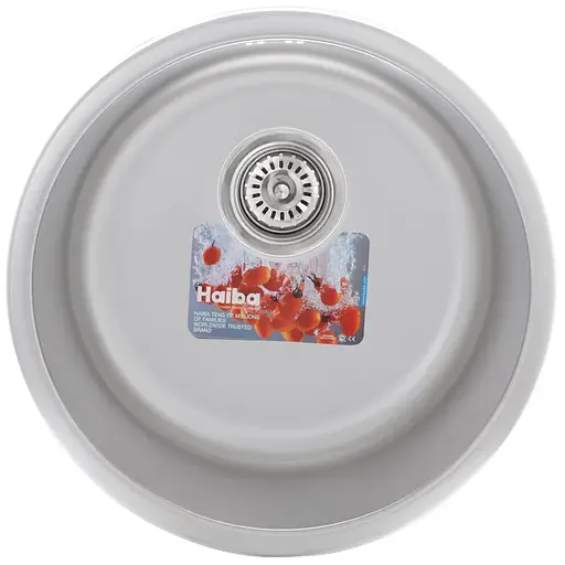Кухонная мойка Haiba 440 satin HB0527, Нержавеющая сталь - фото 1