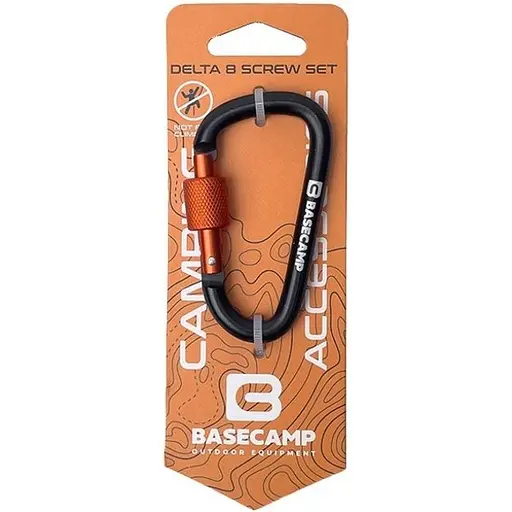 Карабін Base Camp Delta 8 Screw Set Чорний (1033-BCP 61115)