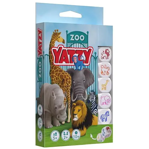 Настільна гра Smart Яцзи. Зоопарк (Zoo Yatzy) (англ.) + QR-код на укр. правила (YTZ002) - фото 1