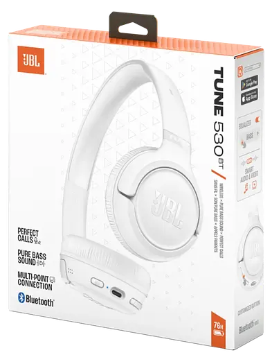 Гарнитура JBL TUNE 530BT White (JBLT530BTWHTEU) - фото 10