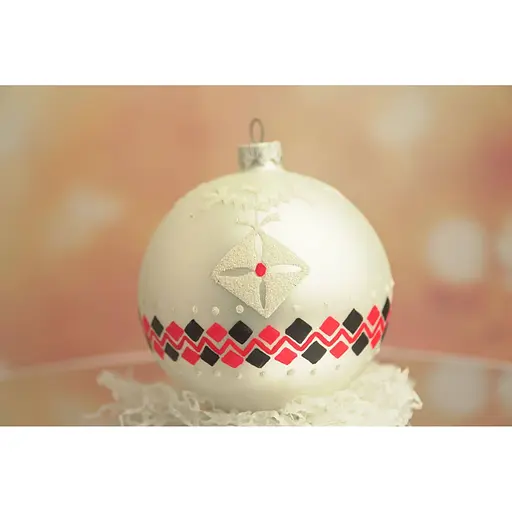 Набір ялинкових прикрас Різдвяні історії Код нації: Чернігівщина 3 кулі скло (4820001154863) - фото 2