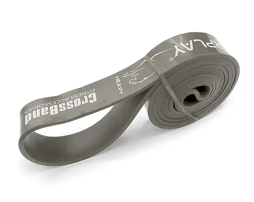 Еспандер-петля PowerPlay 4115 Power Band (гумка для фітнесу і кроссфіту) Сіра (23-54 кг) (PP_4115_Grey_(23-54 kg)) - фото 2