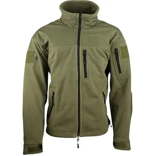 Флисовая кофта Kombat UK Defender Tactical Fleece L Оливковая (1000-kb-dtf-olive-l)