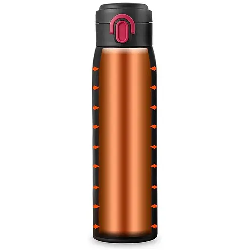 Термос Viomi stainless vacuum cup 460 мл чорний 6923185601203 - фото 3