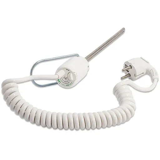 Электронагреватель ТЭН Cini для полотенцесушителя белый 300W 71401058 - фото 3