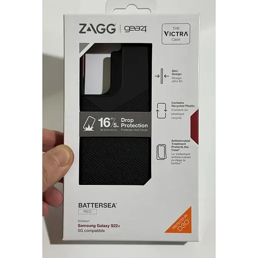 Оригінальний протиударний чохол Gear4 Denali D3O для Samsung Galaxy S22 Plus 5G (6.6") Black - фото 2